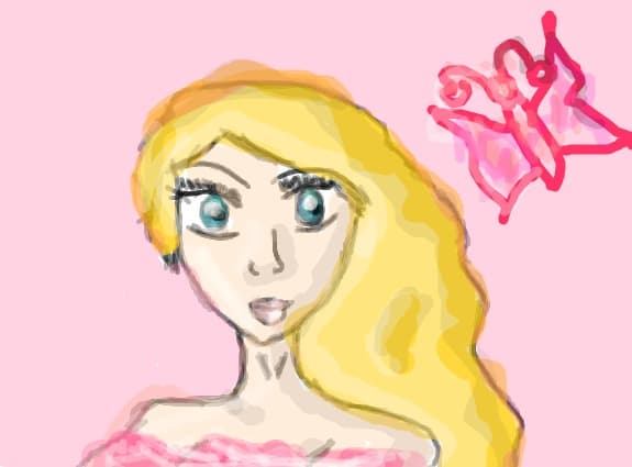 Desen 83295 continuat:Barbie doll