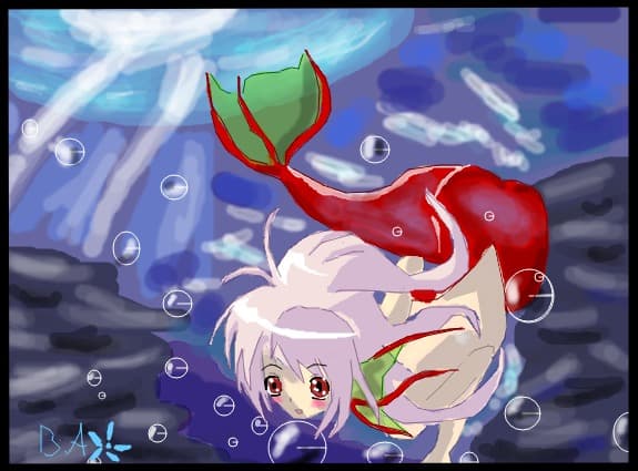 Anime mermaid