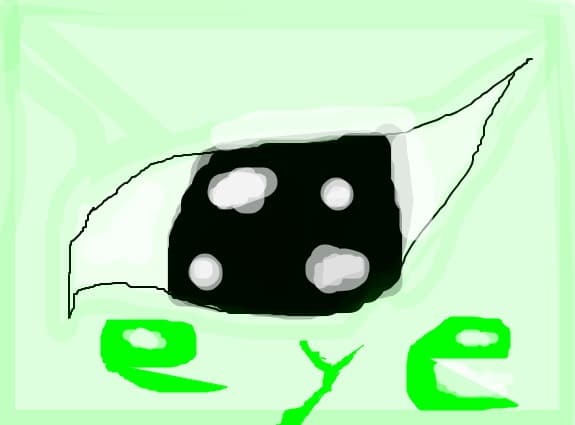 one eye