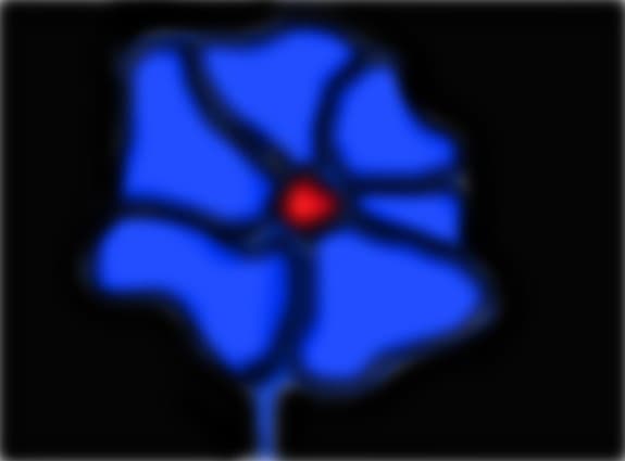 blue flower