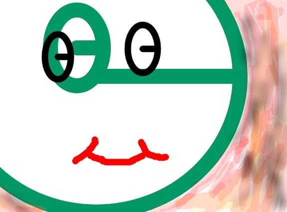 Emoticon in clar de luna