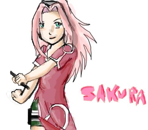 Desen 57638 modificat:Sakura Haruno