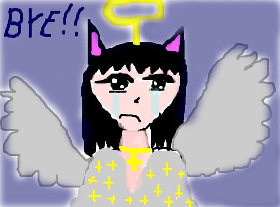 kiti angel sad... BYE!!