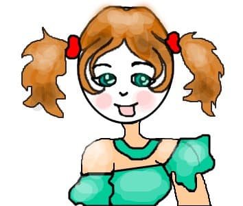 A girl...