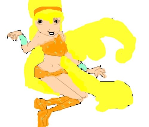 Desen 85952 modificat:winx stella