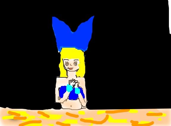 blue mermaid