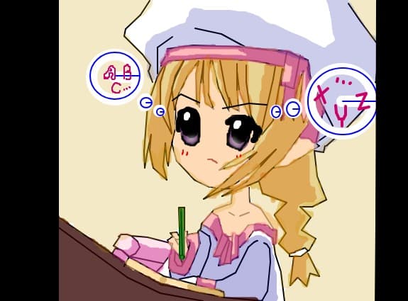 anime school girl