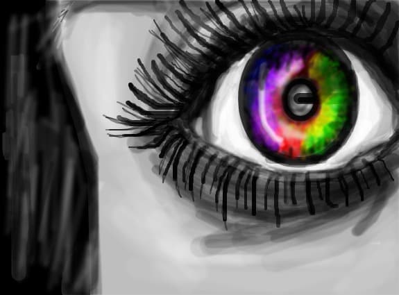 colourfull eye