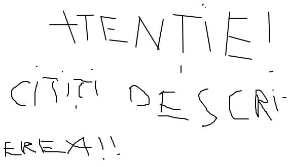 atentie cititi descrierea