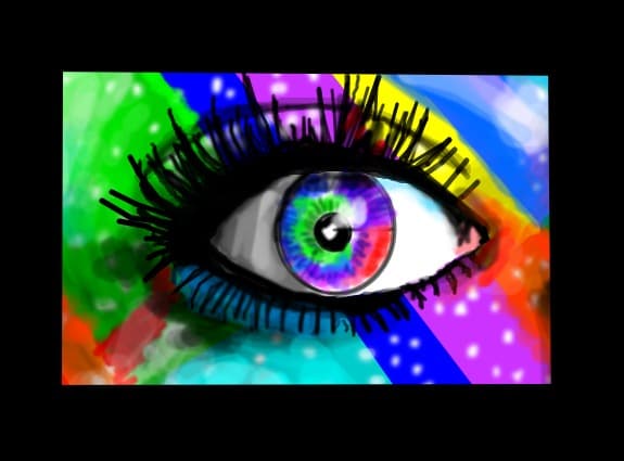 ...colourfull eye...