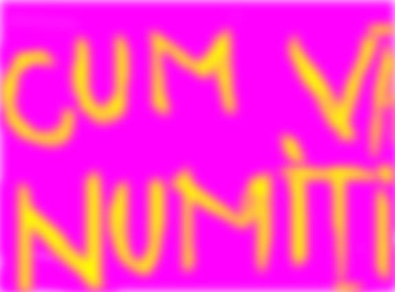 Cum va numiti?:*
