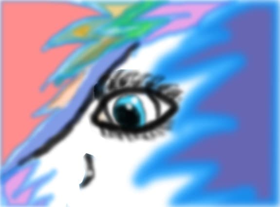 an eye between shadows..<>>>