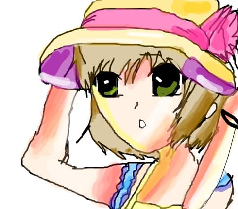 anime girl summer