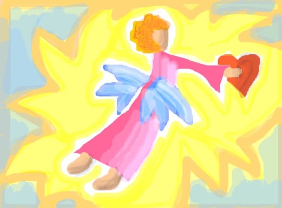 LOVE COMES ON ANGELS WINGS