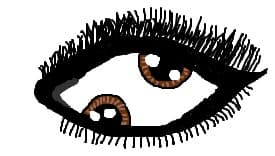 double eyes