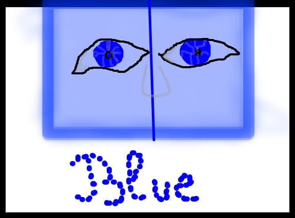 blue