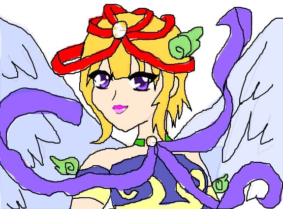 divine angel  in forma anime( neterminat, mai am de facut efectele)