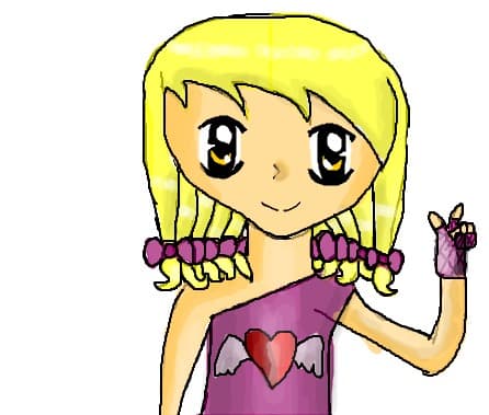Anime happy girl