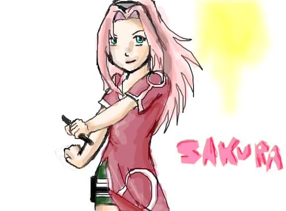 Desen 57638 modificat:sakura haruno personajul preferat
