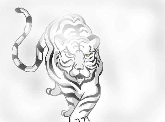 Desen 15545 modificat:With Tiger