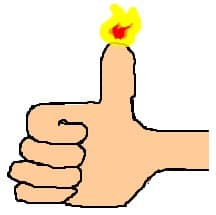 degetul de foc