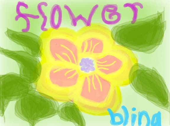 Bling - bling, flower.