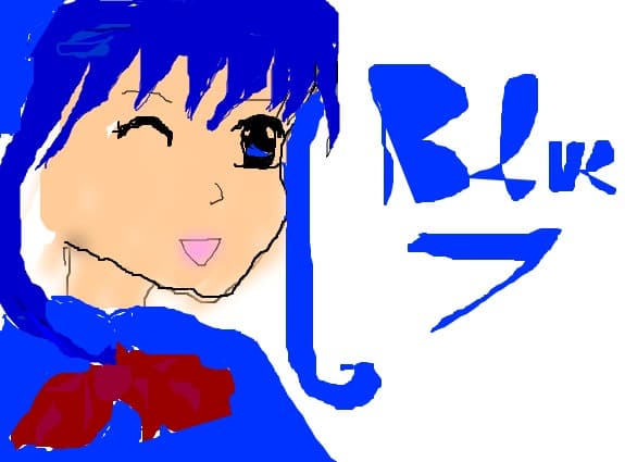 Blue girl