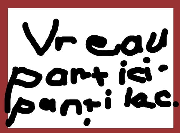 vreau participanti la concurs