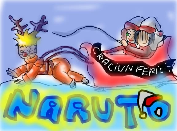 craciunul naruto