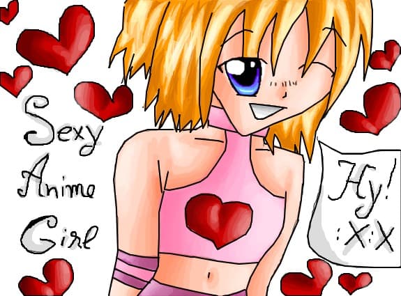 Sexy anime girl
