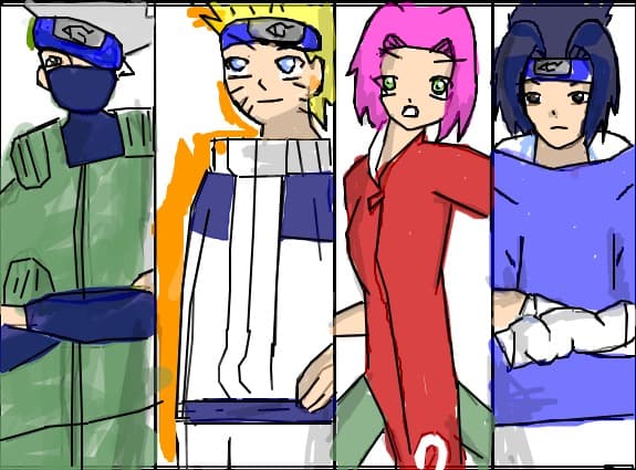 naruto team 7