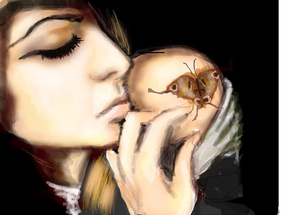 Desen 96199 modificat:crazy emo girl