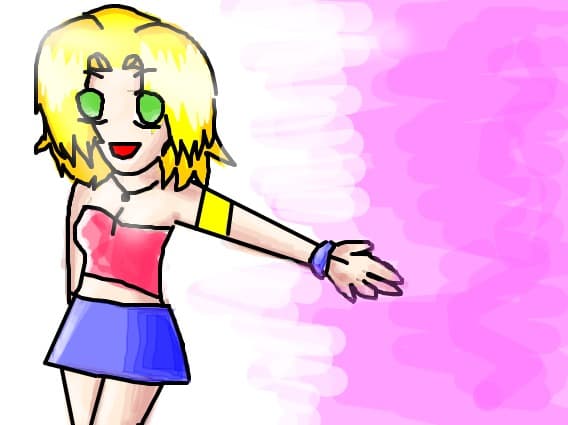 anime blonde girl