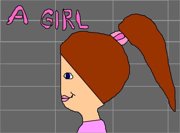 A girl