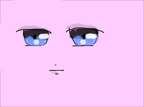 anime face