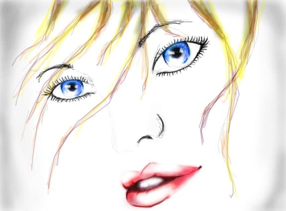 blue eyes