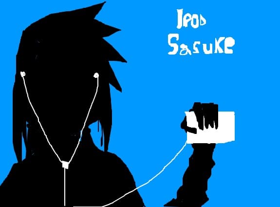 uchiha sasuke ipod