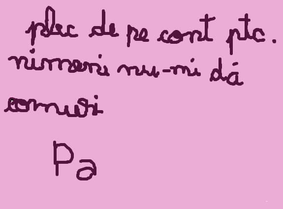 plec de pe cont