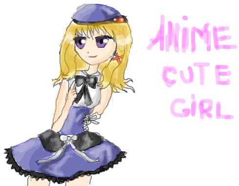 anime cute girl