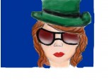 girl+hat+sunglasses
