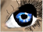 Eye the blue