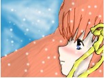 anime snow girl