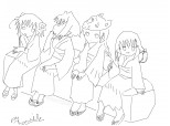 anime girls- schita