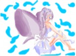 anime,girl, butterfly