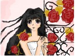anime in love roses