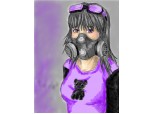 gas mask colorat
