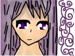 anime girl purple