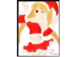 sweet anime christmas girl