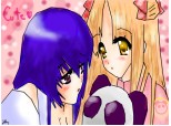 two anime cute girls