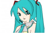 miku hatsune from vocaloid color
